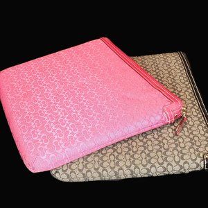 2 PADDED COACH IPAD SLEEVES